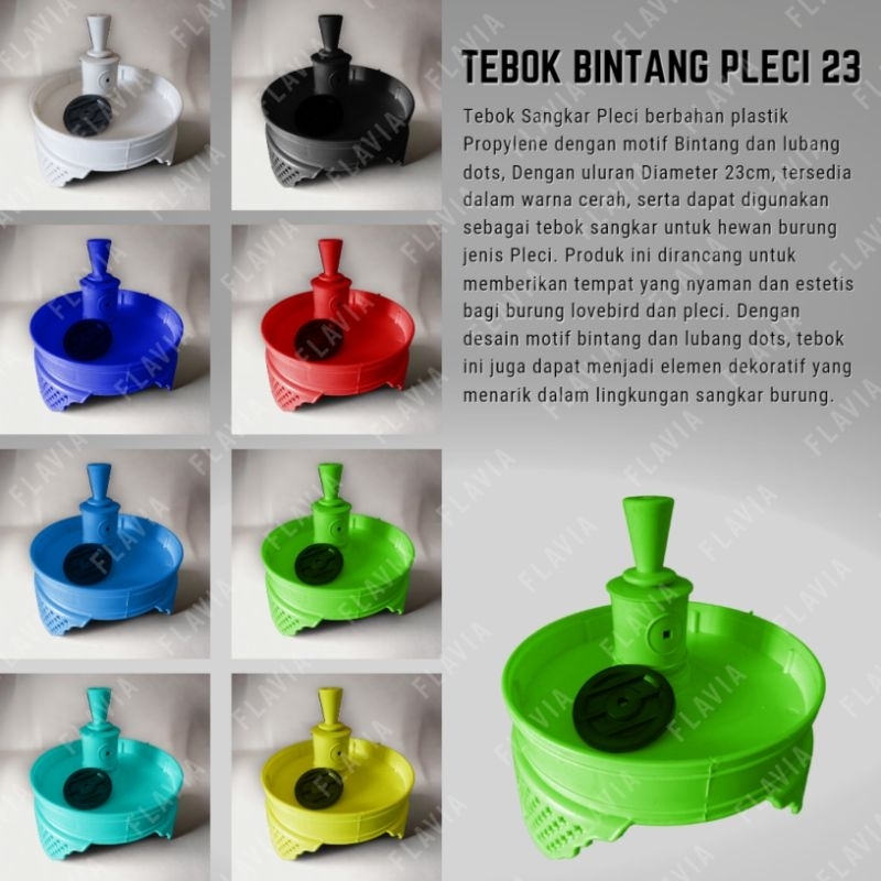 Tebok PLECI Star MOTIF PLUS Paws For PLECI HELOPED Cage Legs 23CM