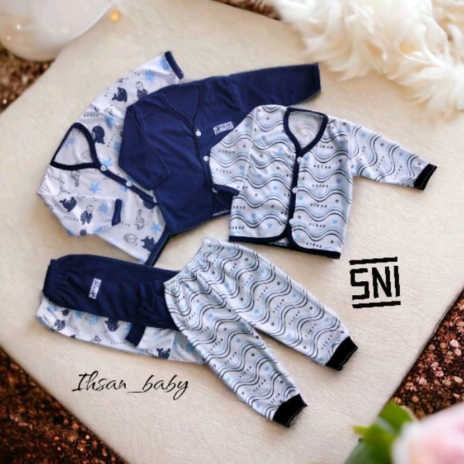 3 sets [6 pcs] long-sleeved newborn BABY clothes SNI VIEAR BABY