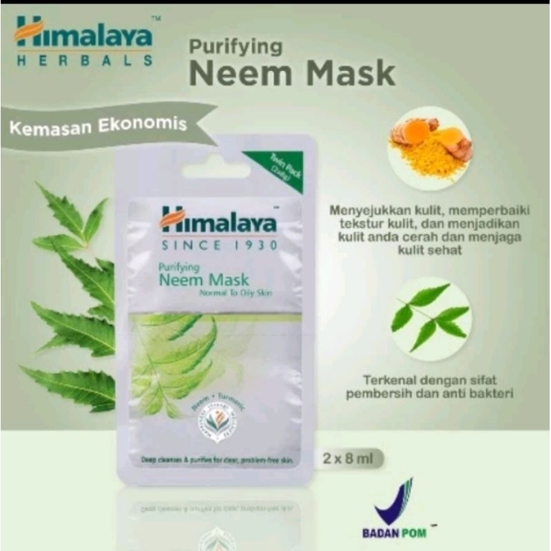 Himalaya purifying neem mask 2×8ml