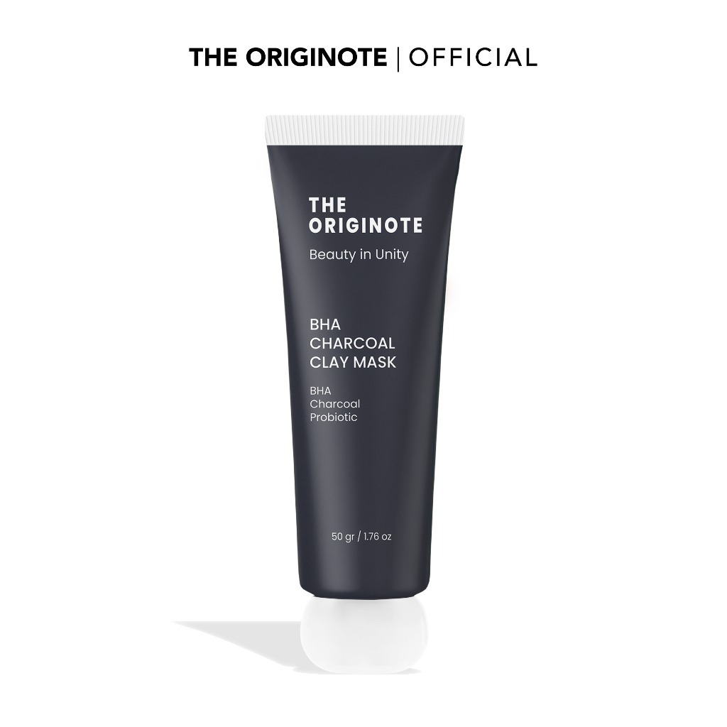 The Originote BHA Charcoal Clay Mask - Mud Mask Face Mask