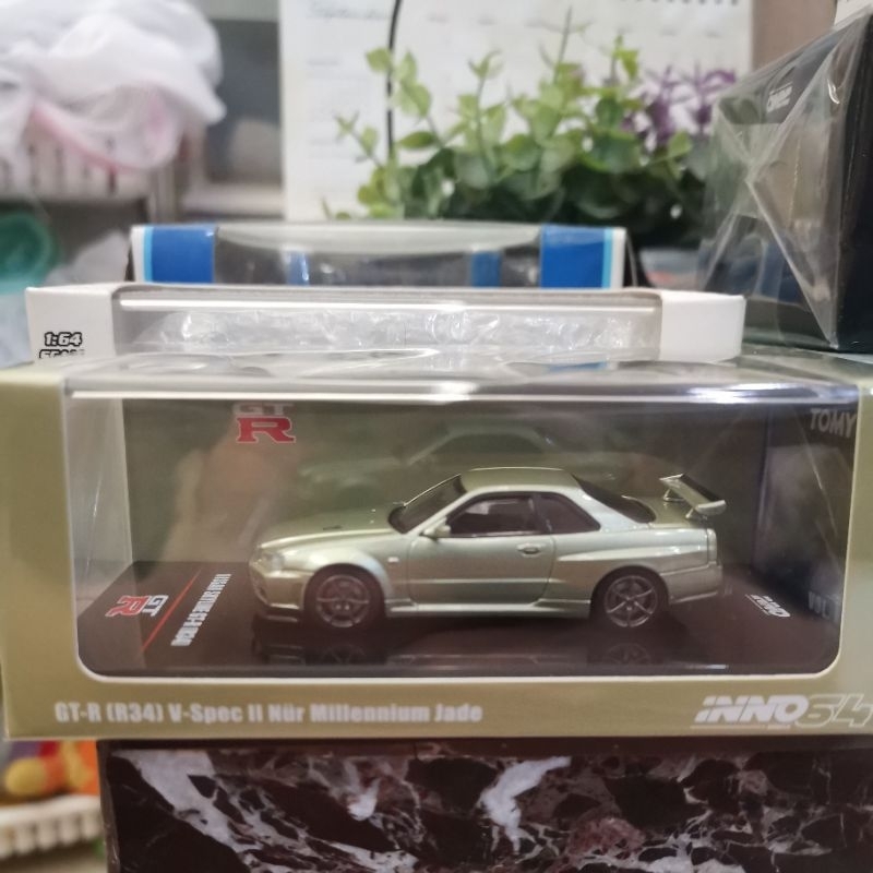 Inno Nissan Skyline GTR R34 V Spec II Nur Millennium Jade Inno64