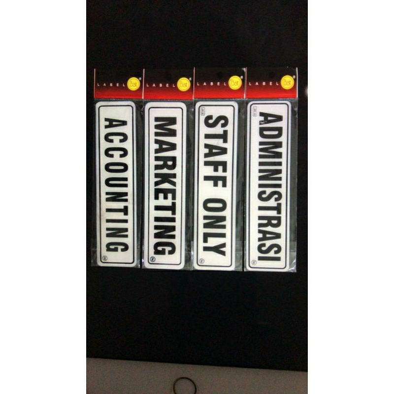 NAME PLATE