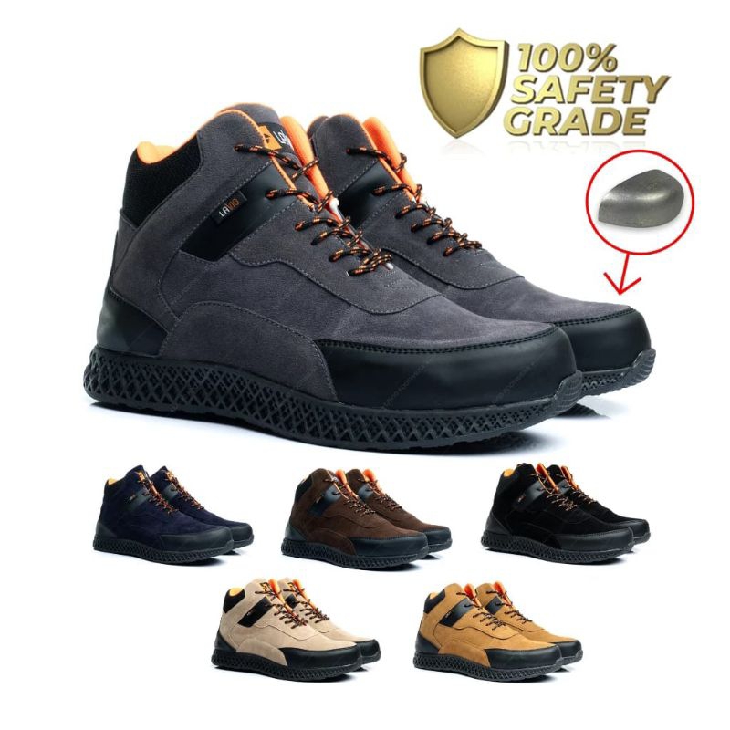 Men's Sneakers Shoes Branded Original Safety Iron Toe Elder