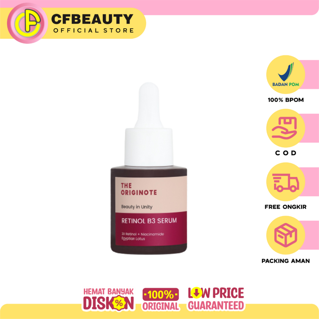 The Originote Retinol B3 Serum 20ml - Anti Aging Serum Disguises Fine Lines Evens Out Skin Color Caring for The Skin