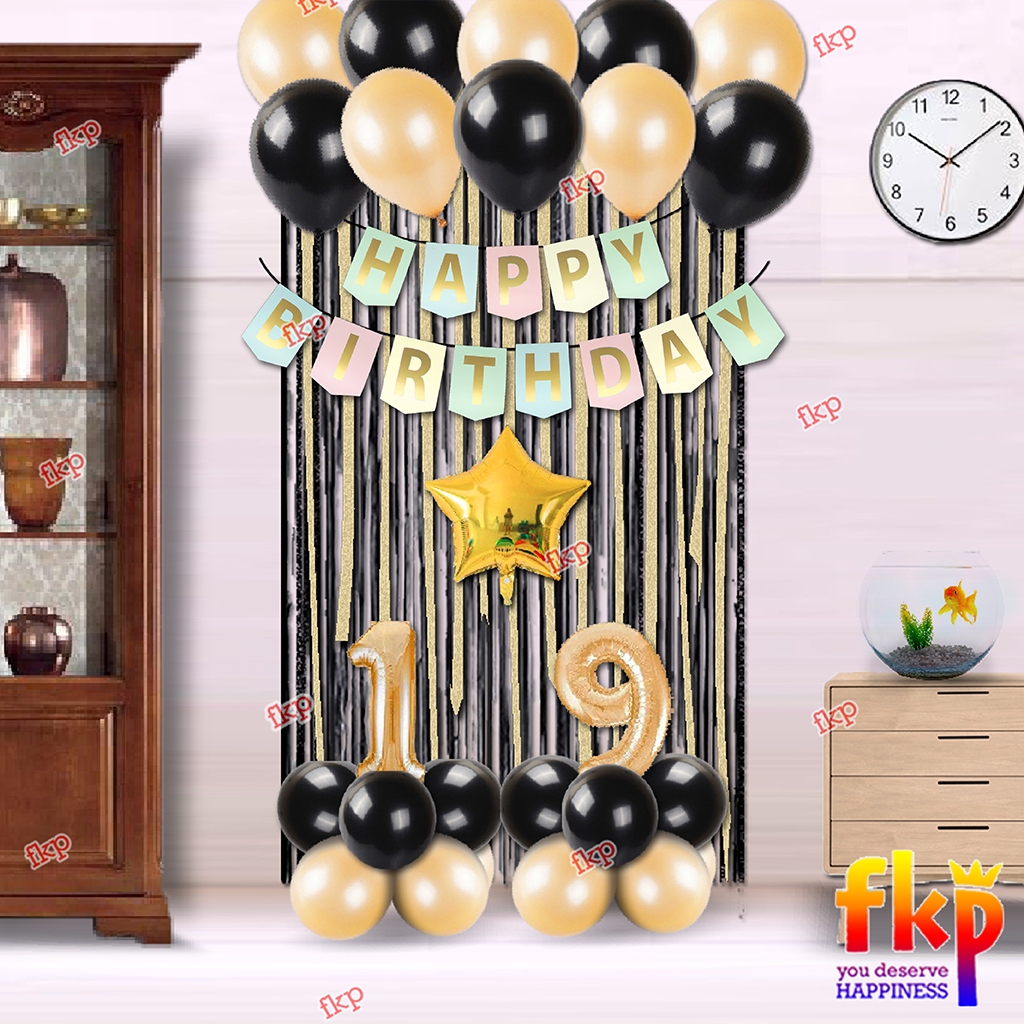 Fun Kids Party Simple Birthday Decoration Package Set Simple Birthday or Happy Birthday…