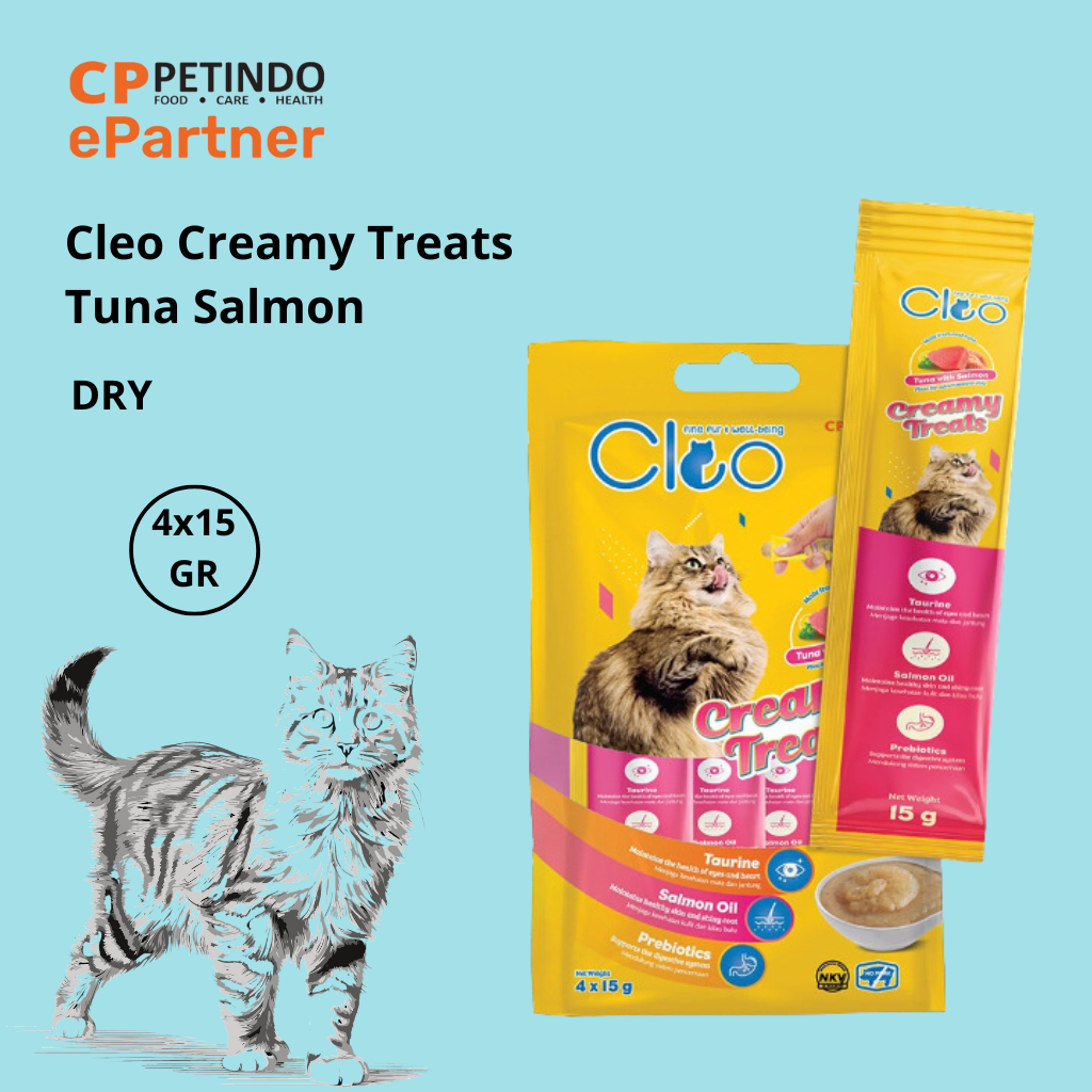 CPPETINDO Cleo Creamy Treats Salmon 1pcs 60 gr