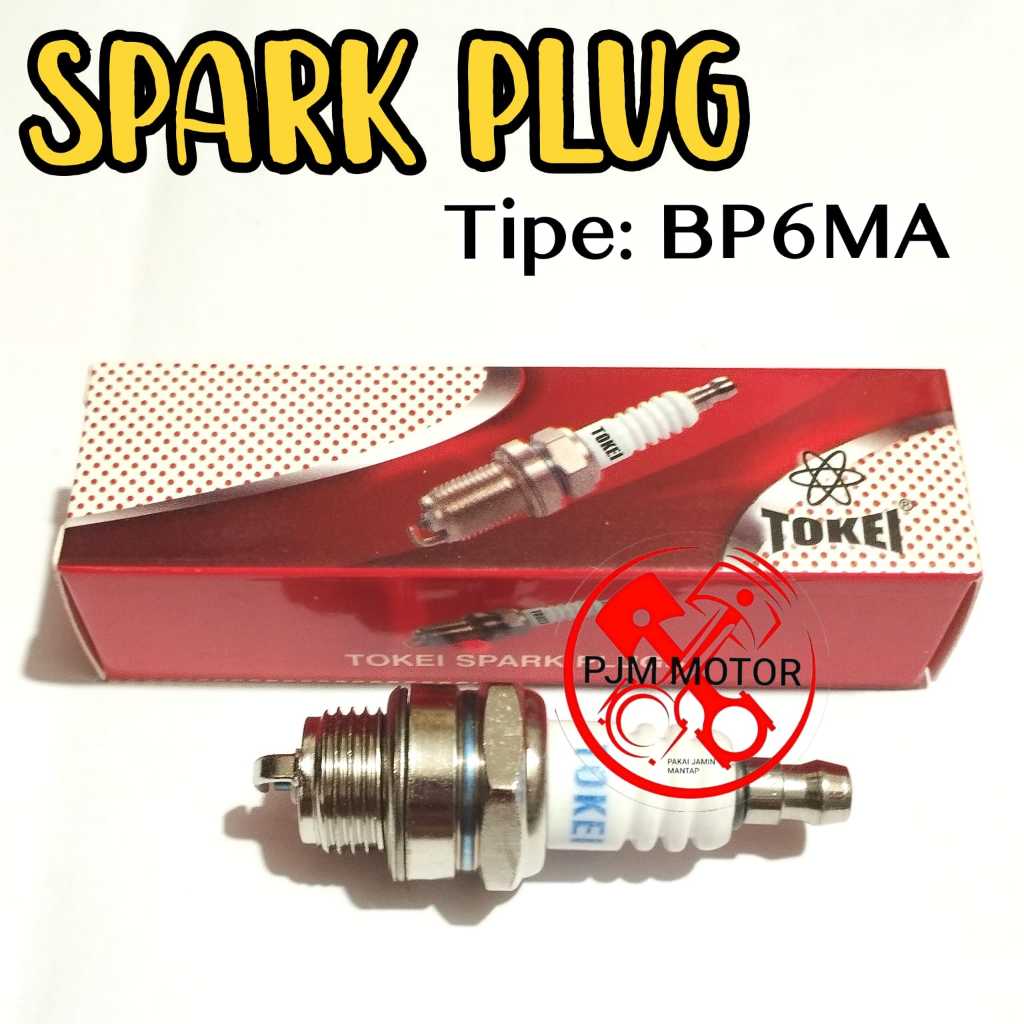 TOKEI BPM6A busi sparkplug mesin potong rumput pompa hama semprot hama chainsaw senso sinso  318 328 338 330 tl33 5200 5500 5800 528 628 6500 tu26 3wz4 original tokei