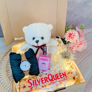 Hampers for Girls Gift Box silverqueen LED Doll Package teddy bear watch perfume bouquet klby hiialfi