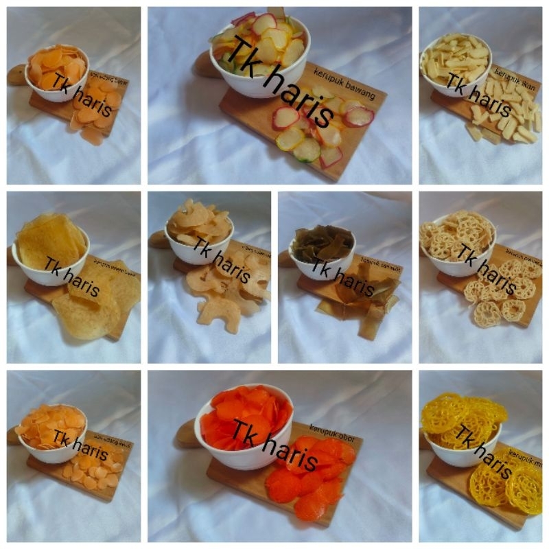 MAWAR PUTIH Kilo crackers/raw crackers 1 kg/noodle crackers/fish crackers/obor crackers/shrimp essence crackers/shrimp crackers/white rose crackers/skin essence/onion crackers