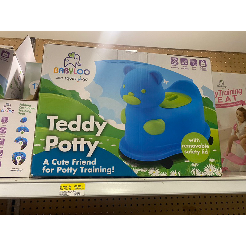 BABYLOO TEDDY POTTY PINK
