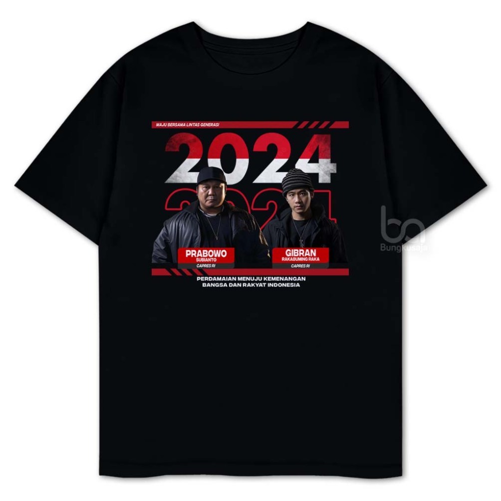 Prabowo T-Shirt-President's T-Shirt 2024 - Peace To Victory - All In Prabowo Subianto Shirt - T-Shirt Capres 2024 Presidential Election A4106