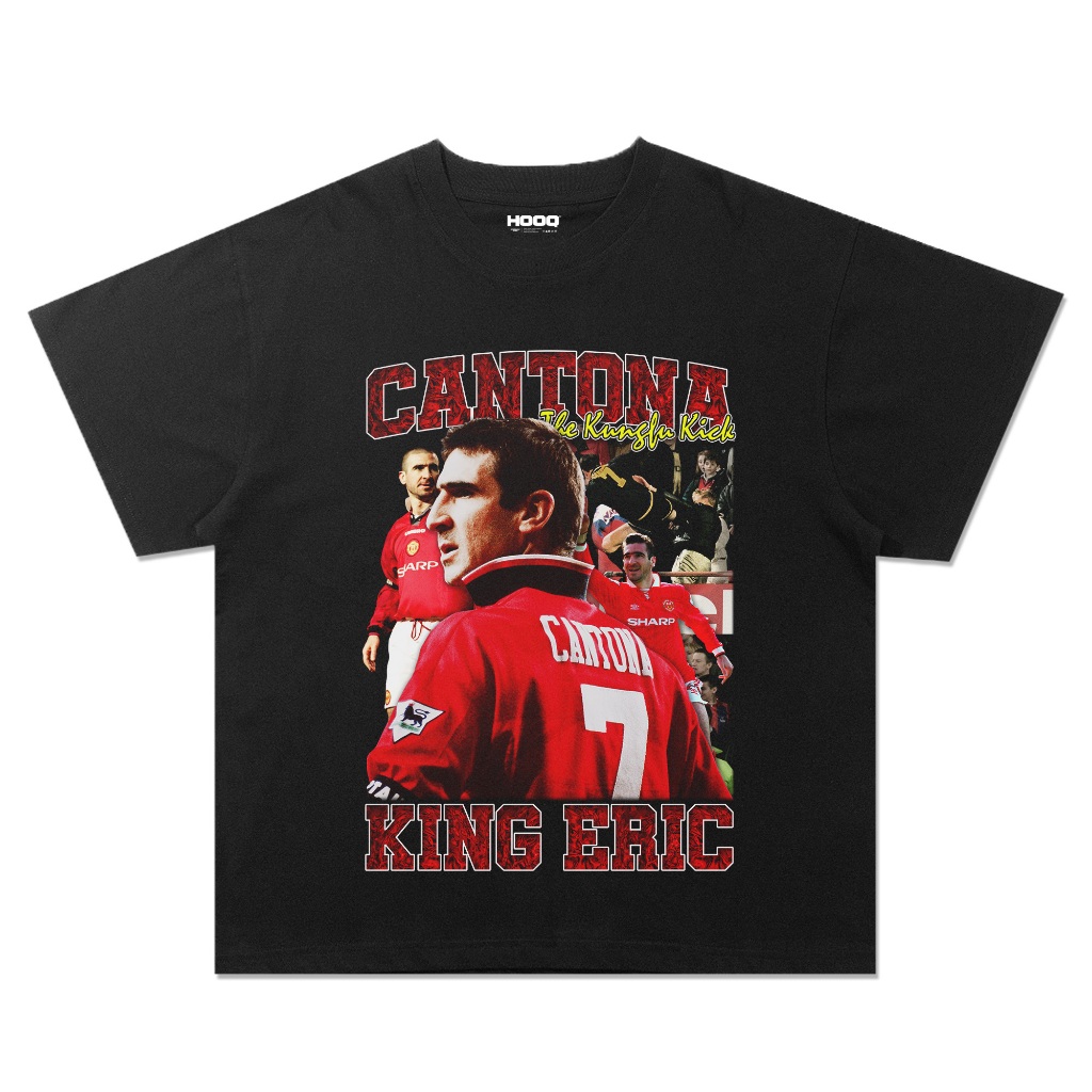 Eric Cantona Manchester United Legend T-shirt - Footbal Player T-shirt (BIG SIZE)