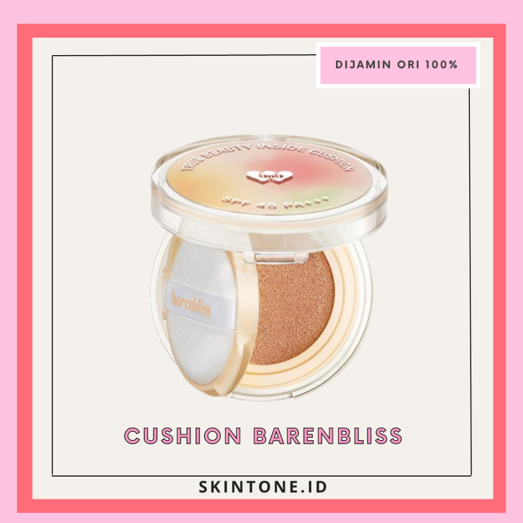 Cushion BNB barenbliss Korean Bloomatte True Beauty Inside Cushion Full Size and Refill「24H Full Coverage SPF 45 PA+++ Cusion High Coverage Powder Foundation Shade Bright Dark Makeup Compact Loose Powder