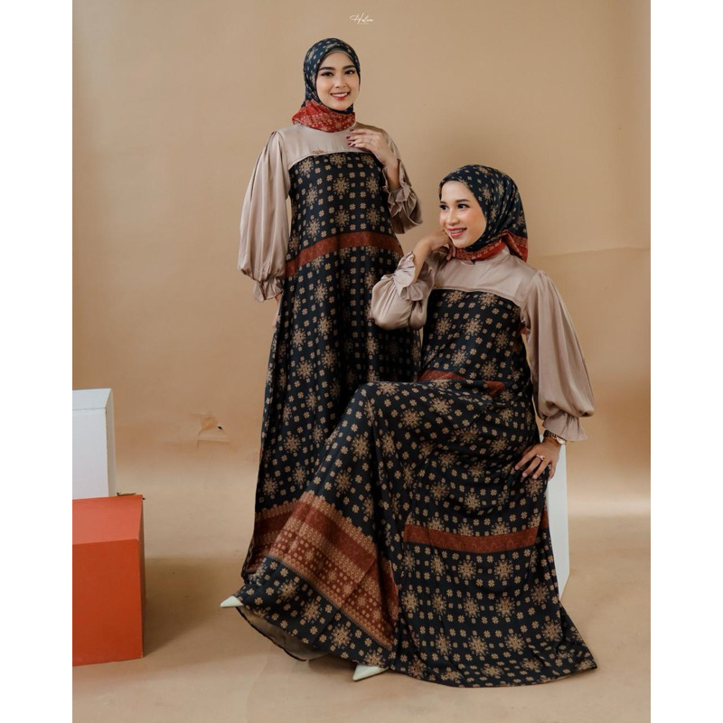 Seroja BY HALWA APPAREL // Latest HALWA DRESS // RAYA DRESS PREMIUM HIJAB SET