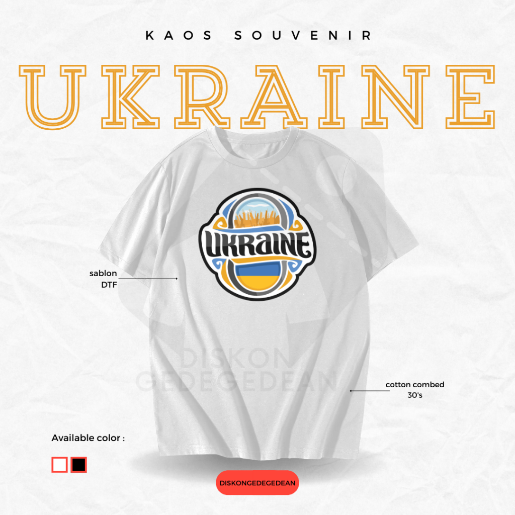 Discountgedean T-Shirt Souvenir Ukraine Ukraine T-Shirt By Kiev City Adult Children Type 8