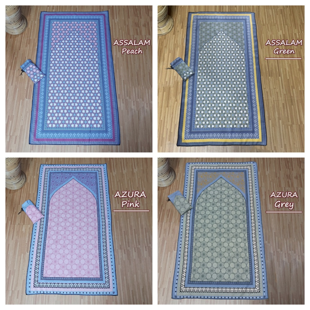 Arbifa | Sejadah Traveling Jumbo Madinah motif Sajadah Travel souvenir for Eid wedding Umrah
