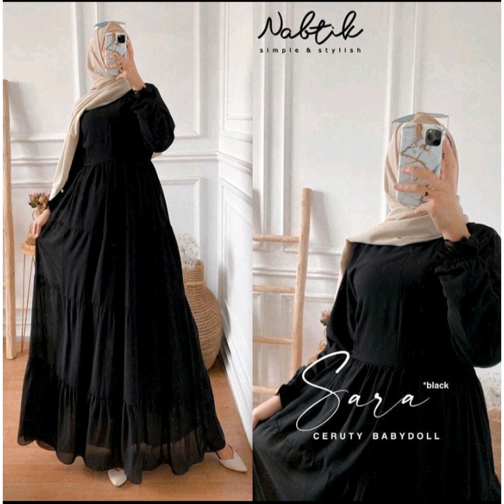PLAIN REMPEL RAYON SUSUN GAMIS ll LATEST SYARI AMANDA GAMIS