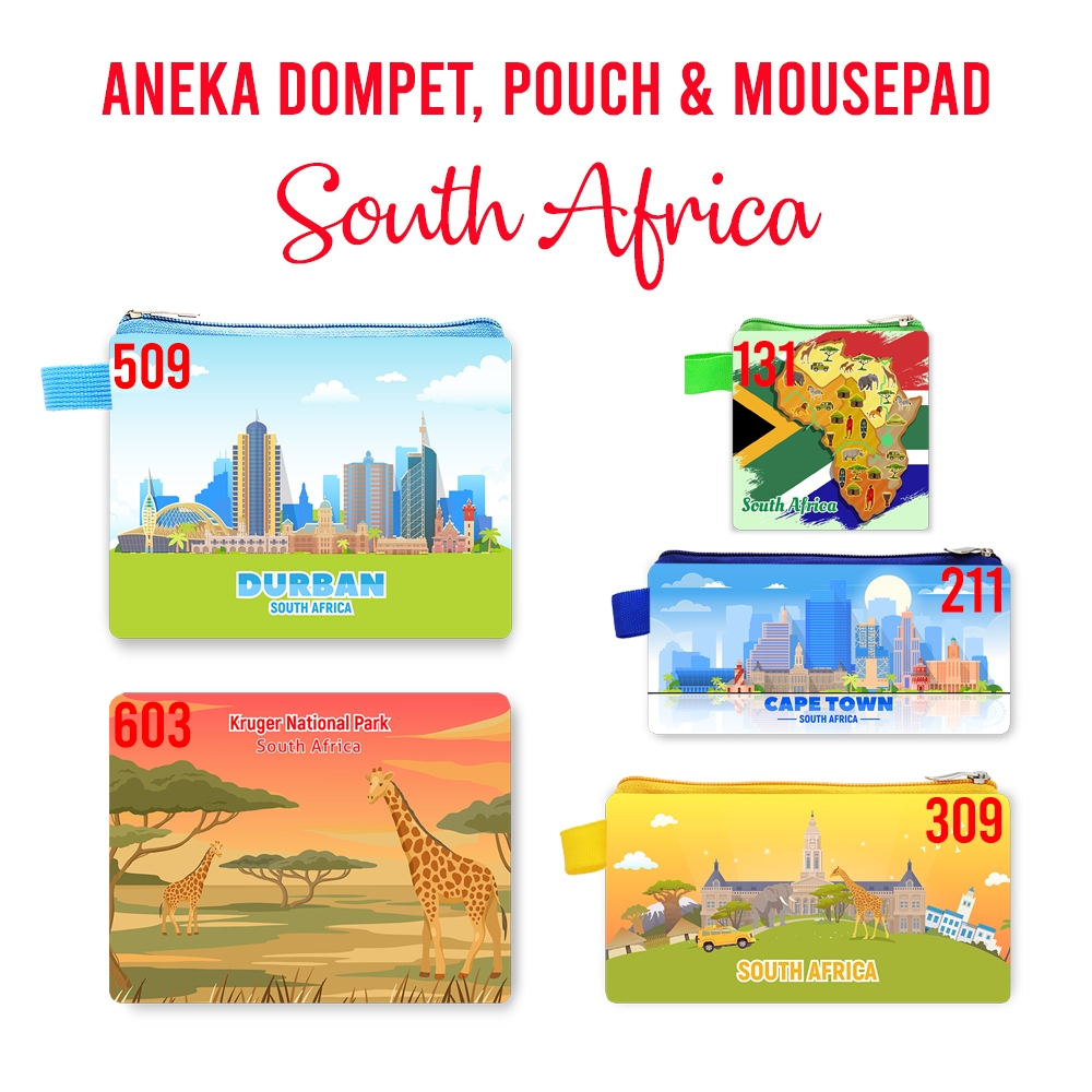 South Africa Wallet Landmark Souvenir Souvenir By Mini Wallet Country Long Wallet Pouch Mouse Pad South Africa