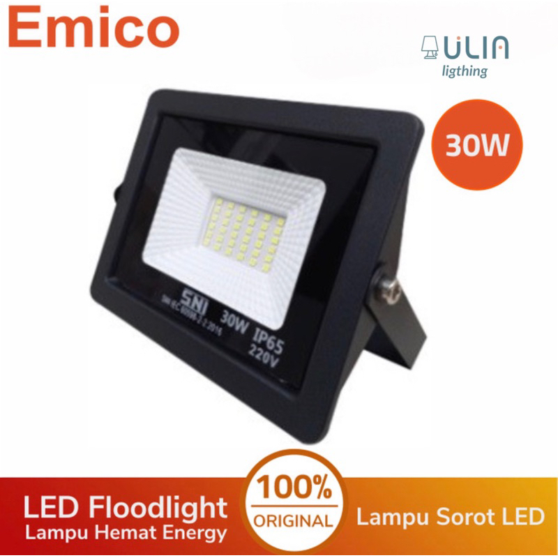 Outdoor Spotlight 30W LED Waterproof Flood Light 30 Watt Garden Stage White Yellow Emico
