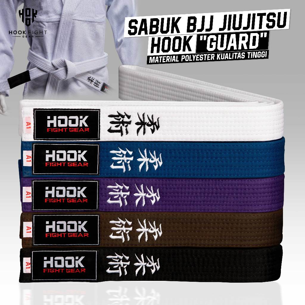 Jiujitsu HOOK FIGHT GEAR BELT, BJJ BELT, JIUJITSU BRAZILIAN BELT, JIUJITSU BELT, BJJ BELT HOOK