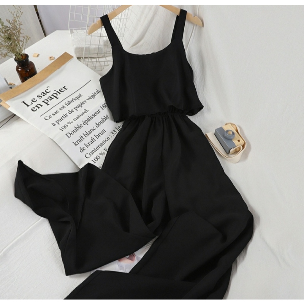 MS Jumpsuit Via Ld 96 cm P 130 cm B 226 gr Mosscrepe Viscose 4306 Jumpsuit Woman