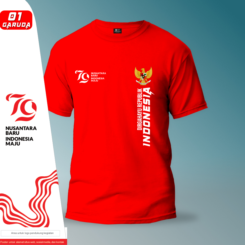 17 AUGUSTAN T-SHIRTS l KHD Apparel INDEPENDENCE T-SHIRTS, NEWEST 2024, INDONESIA RAYA T-SHIRTS, MERDEKA