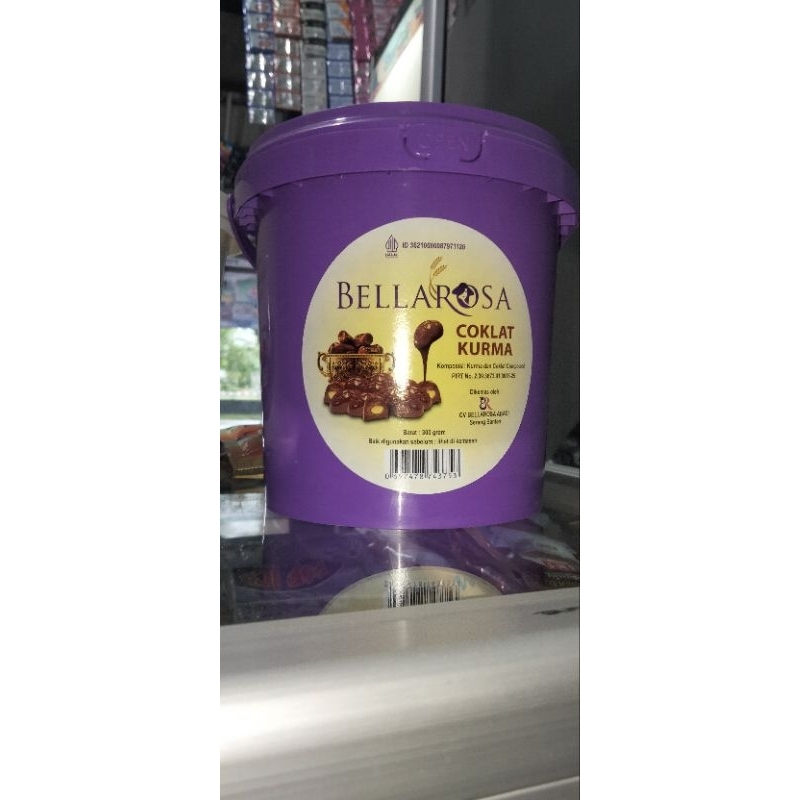 BELLAROSA DATE CHOCOLATE 300gram free packing