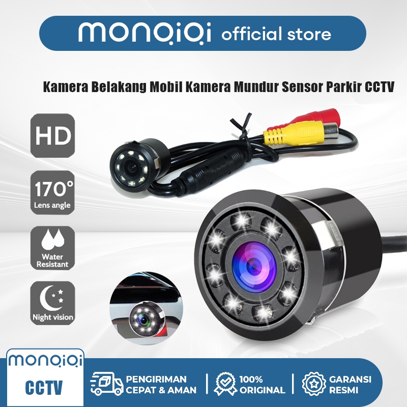 12v Car Rear Camera Parking Aid PDC Parktronics Backup Night Vision 8led 170 Wide Angle Monitoring Car Accessories