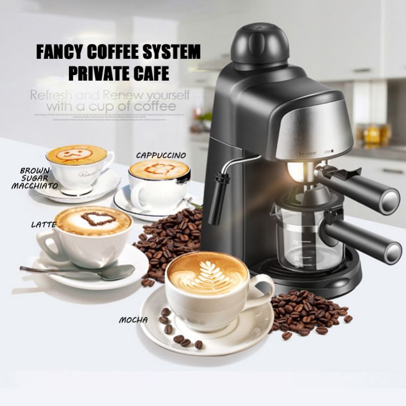 MESIN KKF COFFEE Machine MAKER MP COFFEE Machine 800w 5 bar ESPRESSO Machine 240ml PREMIUM ESPRESSO COFFEE Machine Semi Automatic COFFEE Machine