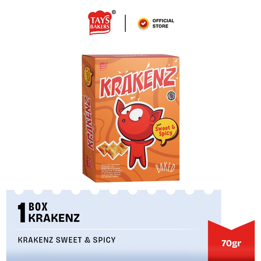 Krakenz Sweet &amp; Spicy - Kraker Spicy Snack