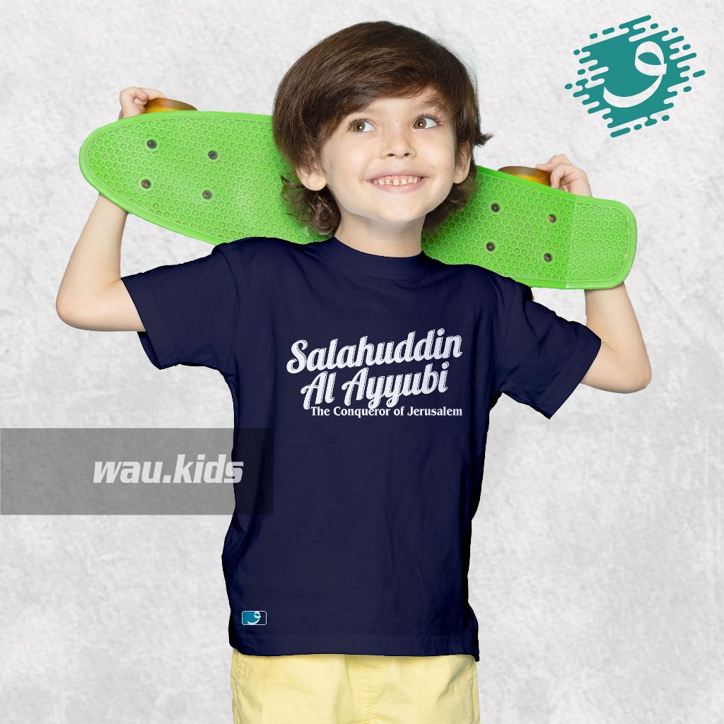 Salahuddin Al Ayyubi Children's T-Shirt - Saladin Children's Da'Wah T-Shirt - Waucloth - 002