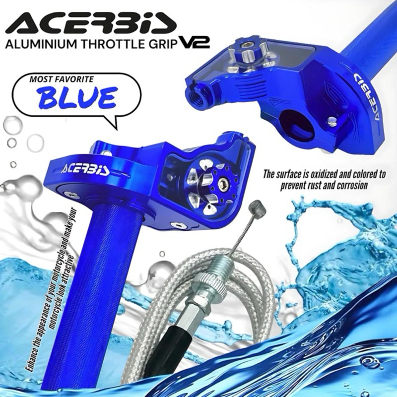 Gas Spontan Cash Roller 1 Cable Model V1 and V2 Acerbis CNC universal full CNC material