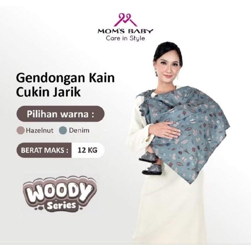 Moms Baby Carrier cukin jarik woody series Mbg1034