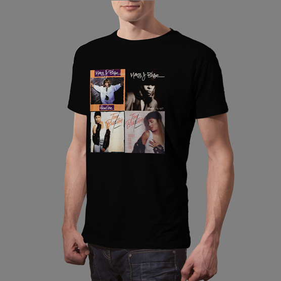 Toni Braxton Mary J Blige Tshirt 100% Cotton Black & White | Casual T-SHIRT Size SML XL XXL 3XL 4XL | Just ORDER Now