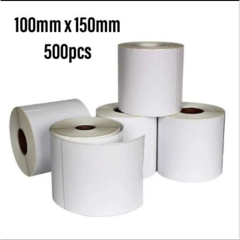 Thermal Sticker Label 100x150 / Receipt Paper Online Shop Marketplace A6 Size 100mmX150mm