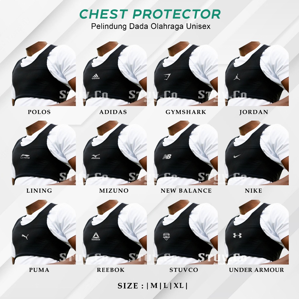 SPORT BRA FOOTBALL VEST CHEST PROTECTOR SPORTS CHEST PROTECTOR FOOTBALL FUTSAL