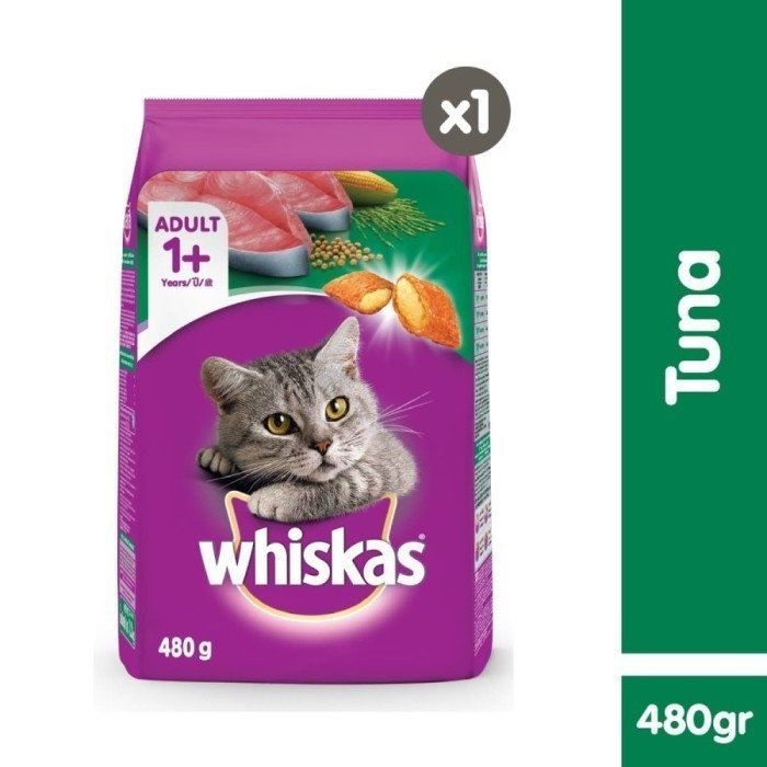 Whiskas ADULT Cat Food 480 Grams/Dry Cat Pet Food