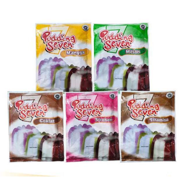 Pudding seven chocolate 52g / pudding seven tiramisu 46g / pudding seven mango 46g / pudding seven melon 46g / seven strawberry pudding 46g