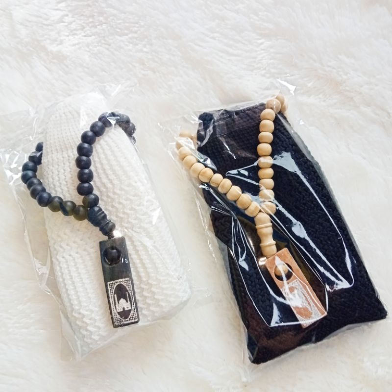 Plastic PACKAGED PECI AND TASBIH SOUVENIRS| Hajj UMRAH SUVENIR PACKAGES TASYAKURAN ETC