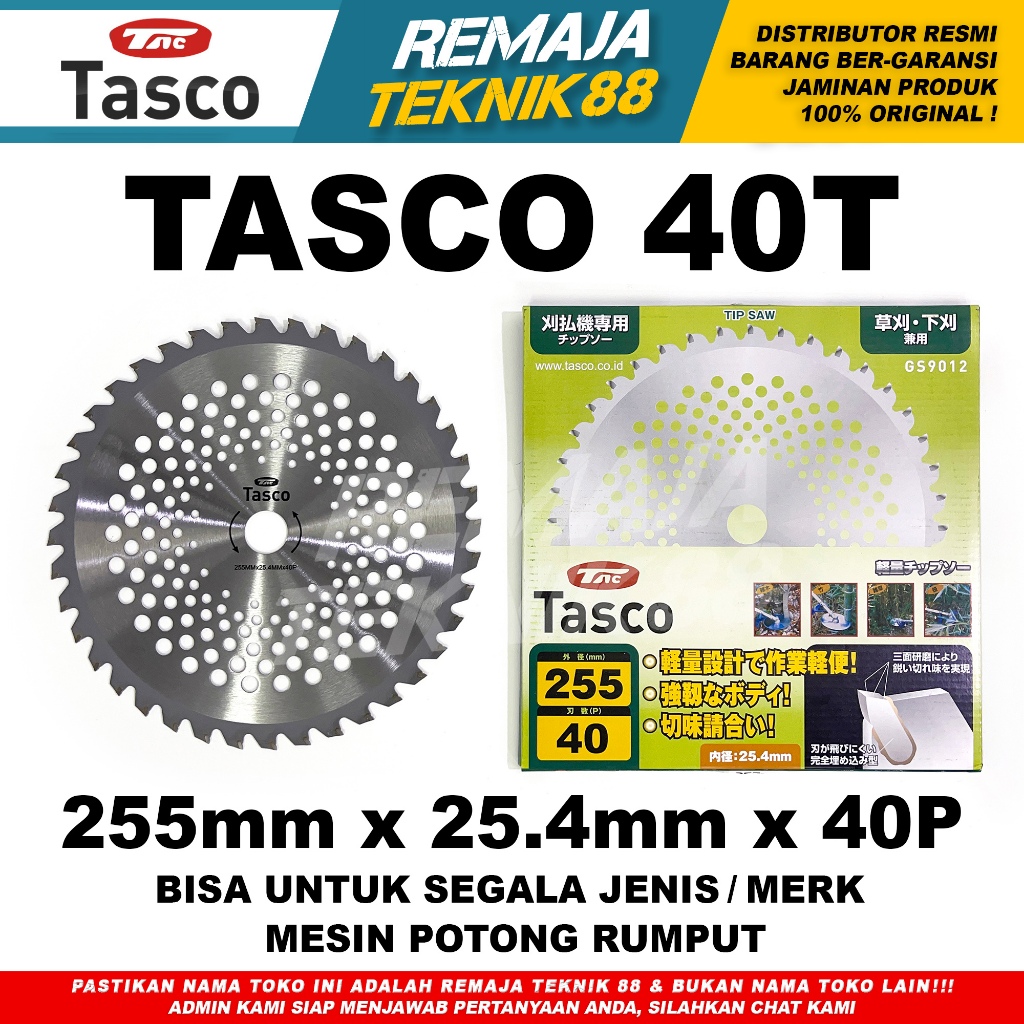 PISAU BULAT MESIN POTONG RUMPUT TASCO 40T / PISAU POTONG RUMPUT GERIGI LINGKARAN BISA SEMUA POTONG RUMPUT