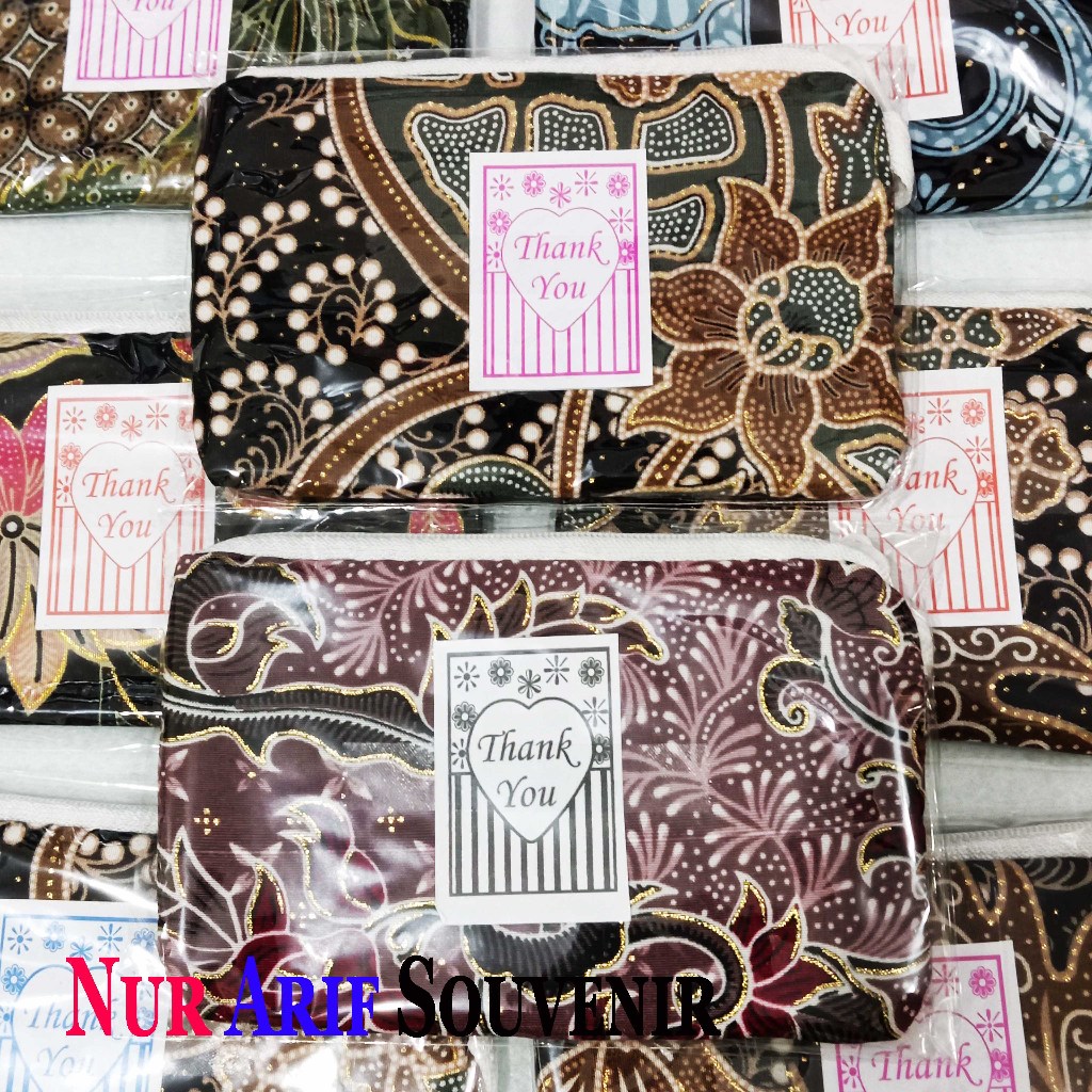 Wedding Souvenir Wallet Batik/Coin (100 Pieces)