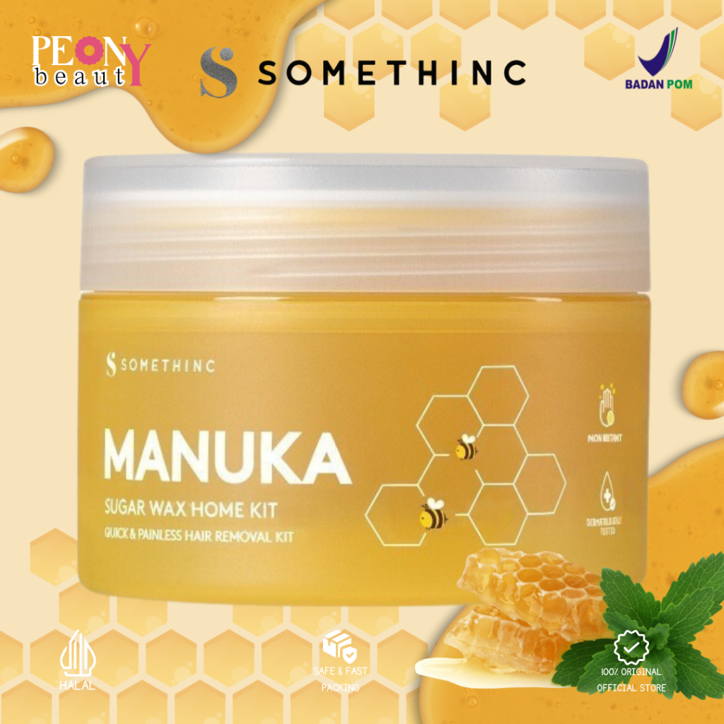 Somethinc Manuka Sugar Wax Home Kit - (Waxing Bodynatural) | 200GR