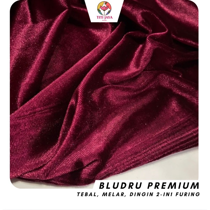 ( BOUTIQUE QUALITY ) PREMIUM VELVET Fabric PREMIUM/ beludru PARIS VELVET Stretch/ for Kebaya Keraton Bride Kartini Kutu baru kutubaru Party Dress