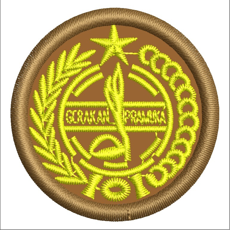 Embroidered SMALL COCONUT TUNAS LOGO IN UNITS AND BIG PARTIES
