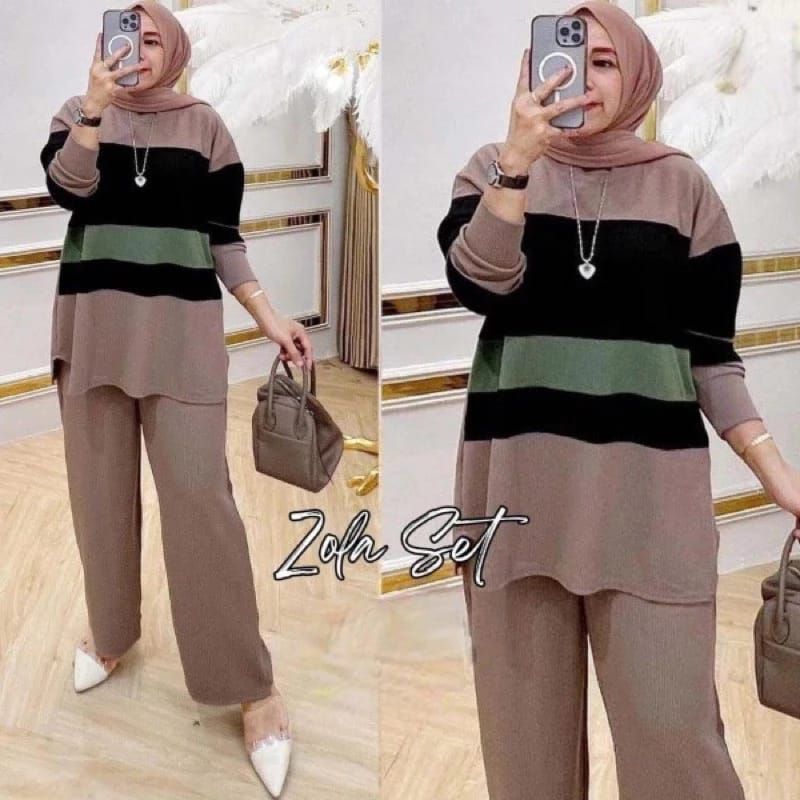 ZOLA SET LD 110CM AIRFLOW CRINGKEL MATERIAL (FREE CHILDREN'S TOYS)