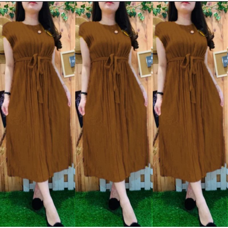 Women's Long Dress Pleated Sleeveless/Viral Dress 2023/Women's DressWomen's Clothing/Dress