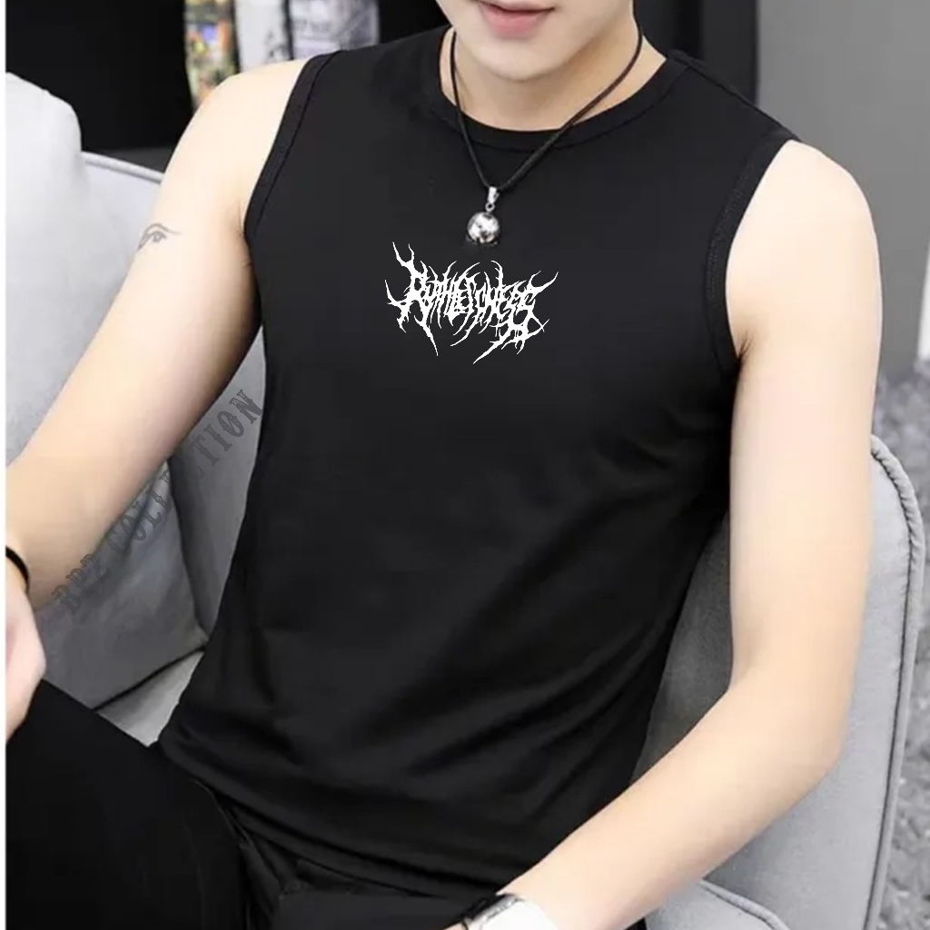 Men's Singlet/ with Ruthlessness Logo Men's Basketball Shirt/ Men's Sleeveless T-Shirt/ Men's Casual Shirt/