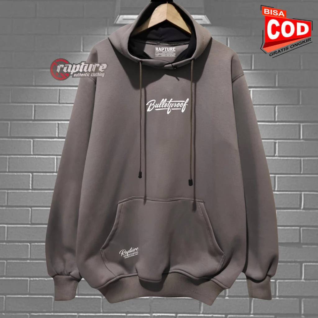 Hoodie Men Distro Rapture Clothing Sweater Hodie Boys Oversize Unisex Charcoal Color List Bulletproof Latest And Thick Jacket Cotton Ori Distro Sogane Sweater Jumper Premium Bigsize M L XL XXL