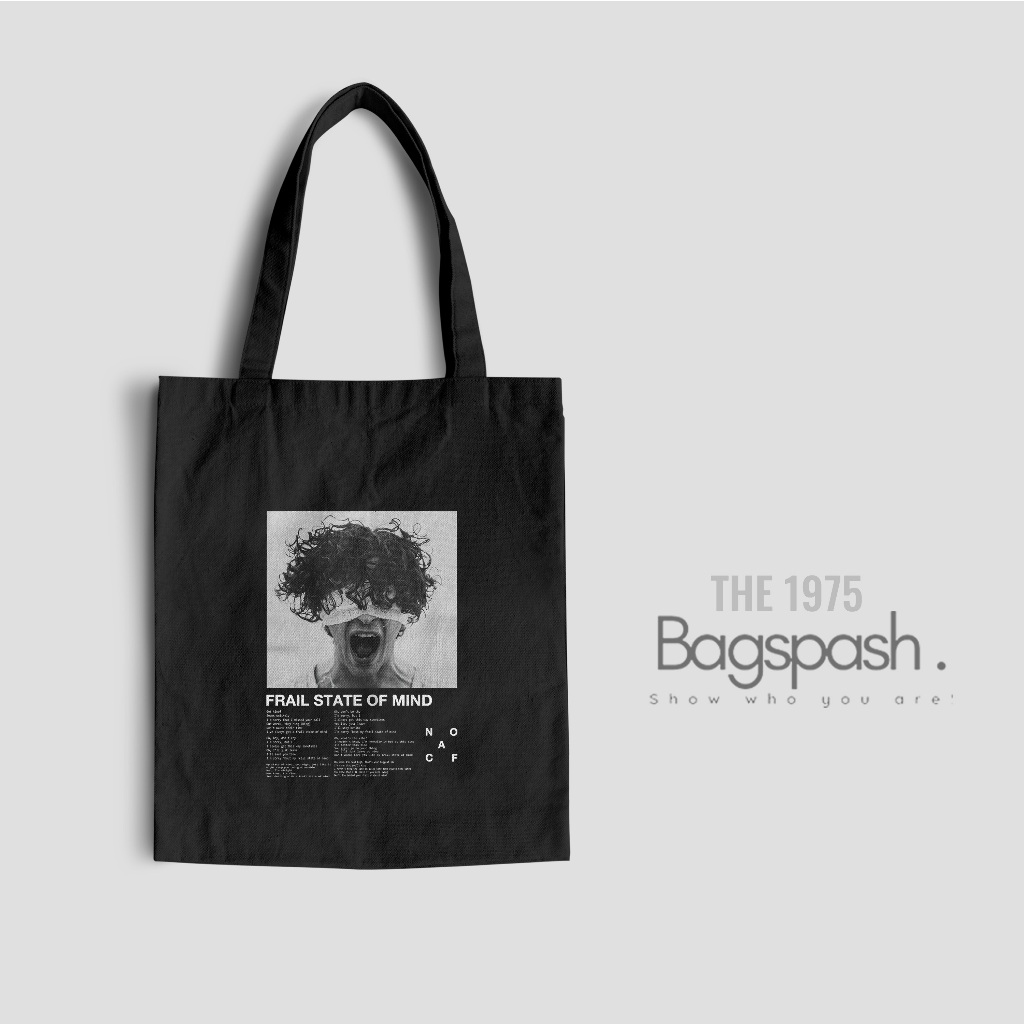 Totebag The 1975 - Totebag Lecture - Tote bag Zipper - Tote bag - Totebag bag - Band The 1975 TB2