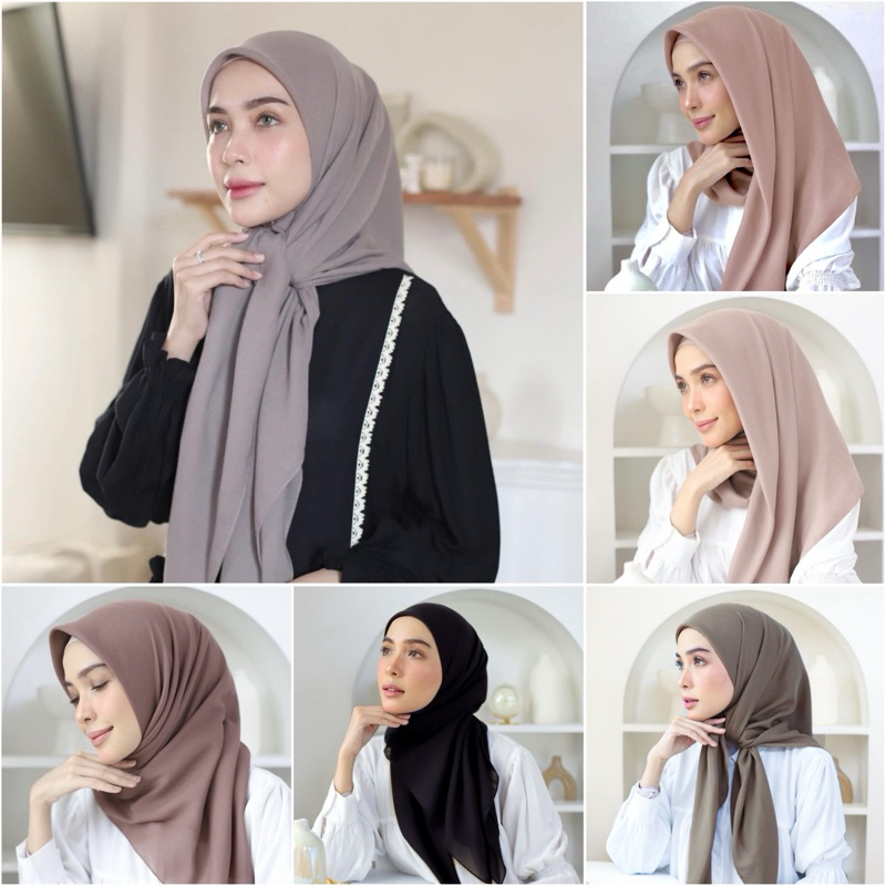 BELLA SQUARE HIJAB SQUARE "PART 2" (Premium Polycotton Material) GOSEND/ J&T/